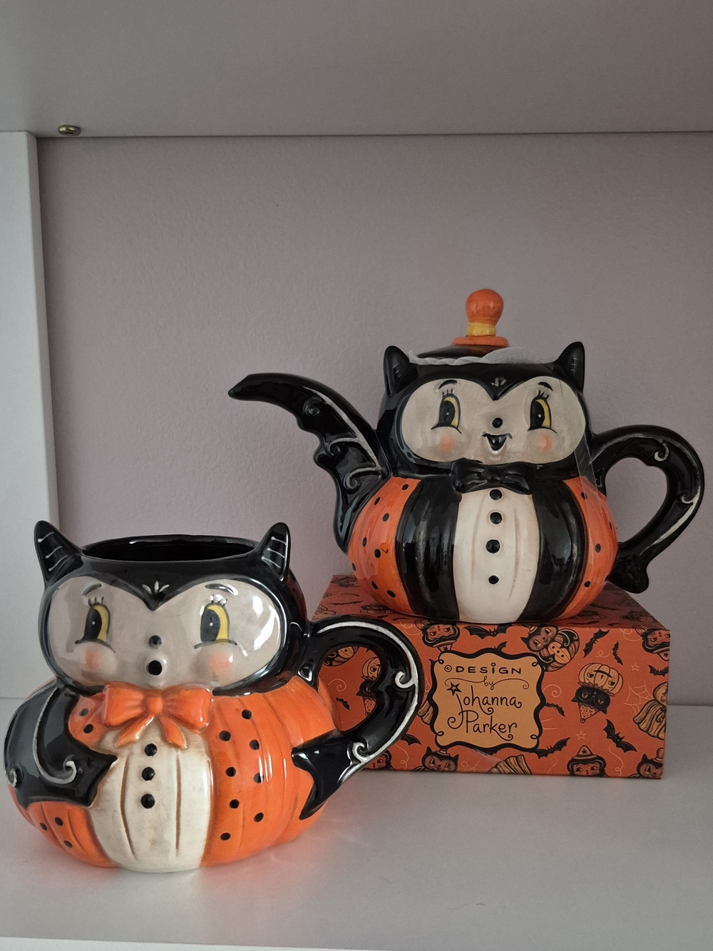 Johanna Parker Bat Teapot And Mug Set